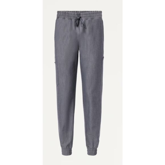 Jaanuu Women's Heather Gray Neo Everyday Cargo Scrub Jogger - Size XS - Picture 1 of 8